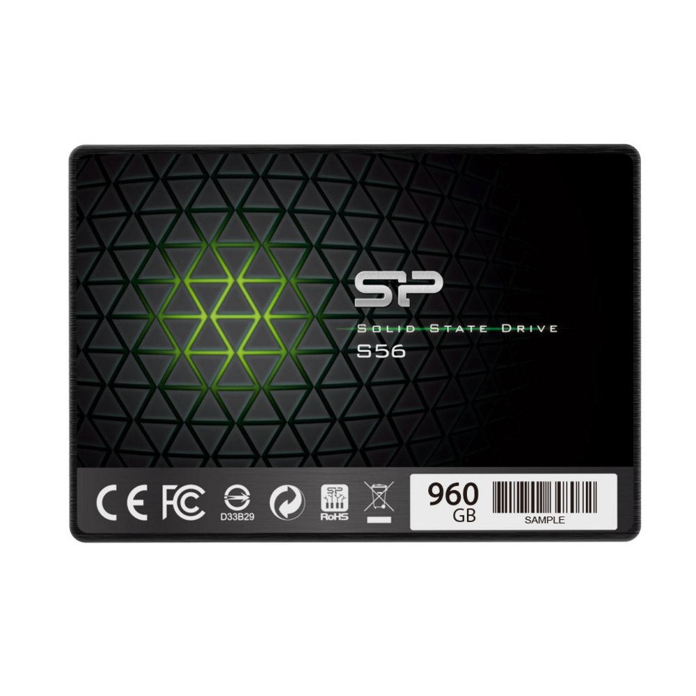Silicon Power Slim S56 | 120 GB SATA SSD | 2,5″ | 560 MB/s Lezen | 530 MB/s Schrijven - Matmuis